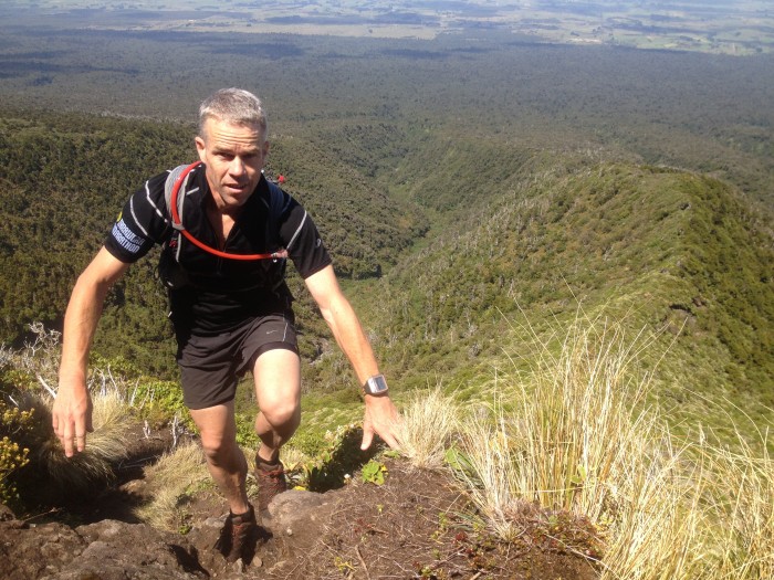 Steve at the top of the Brames Falls Track